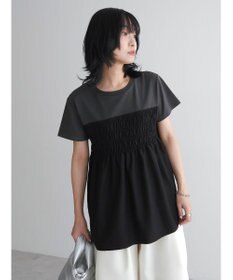 Green Parks シャーリングサテンドッキングプルオーバー