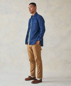 J.PRESS MEN バックサテンストレッチカーゴパンツ