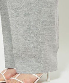 uncrave リネンライクツイル テーパードパンツ