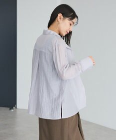 CRAFT STANDARD BOUTIQUE シアーオープンカラーシャツ