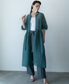 自由区 【カトリエムブーケ】Texture forme フォルムワンピース スモーキーブルー