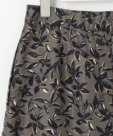 J.PRESS LADIES S 【洗える】ボタニカルプリント スカート