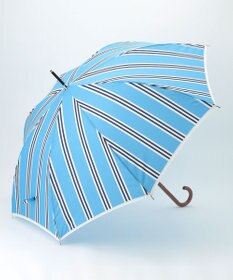 MOONBAT POLO RALPH LAUREN(ポロ ラルフローレン) 長傘 ワンポイント ストライプ 75デニール 日本製