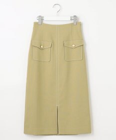 Feroux 【洗える】フラップナロー スカート