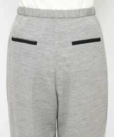 uncrave リネンライクツイル テーパードパンツ