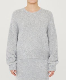 uncrave ラメ シャギー ニット プルオーバー（uncrave STANDARD）