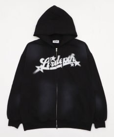WEGO 【ユニセックス着用ITEM/MLサイズ展開】グラフィックZIPパーカー