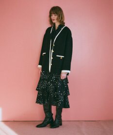 GRACE CONTINENTAL エトワールドレープドレス