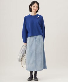 自由区 【洗える】ウスカルデニム スカート