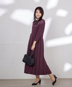 Tiaclasse 【洗える】プリーツワンピース