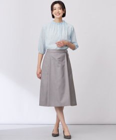 J.PRESS LADIES L 【セットアップ対応・洗える・UV加工・吸水速乾】OXIJEWELストレッチ スカート