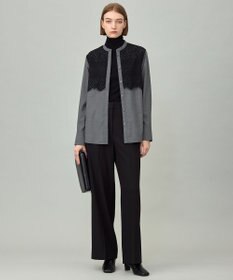 ICB L 【洗える】 レースコンビブラウス