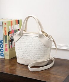 style code 【MERCURYDUO/マーキュリーデュオ】ミックスマテリアル　ハンドバッグ