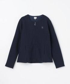 組曲 KIDS 【150-160㎝】フラワーキルト パーカー