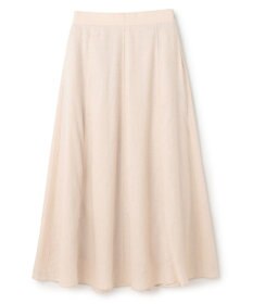 UNFILO リネンレーヨン セミフレアスカート