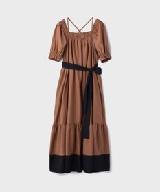 GRACE CONTINENTAL ギャザーロングワンピース