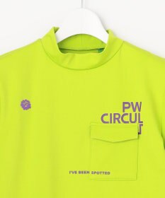 PW CIRCULUS 【WOMEN】【ストレッチ/UVケア】ポケット モックネック シャツ ゴルフウェア レディース
