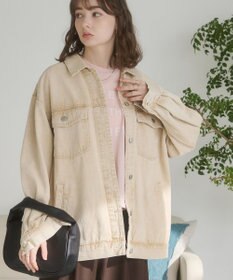 WEGO 【ANGIE VINTAGE】オーバーサイズデニムジャケット