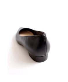 Pointer 日本製 本革美脚ローヒールパンプス