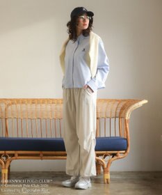 Green Parks GREENWICH POLO CLUB(TM)クロップドシャツ