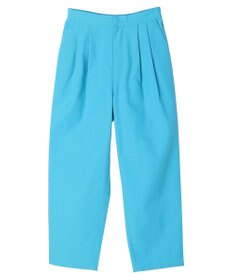 Green Parks 綿麻混タックテーパードパンツ