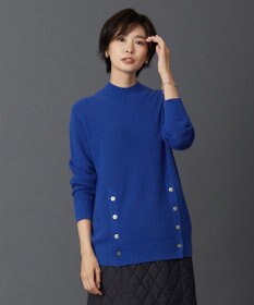 J.PRESS LADIES 【洗える】SEMI WORSTED ハイネック ニット