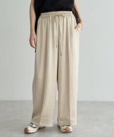 YECCA VECCA ビンテージサテンイージーワイドパンツ