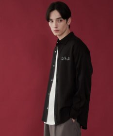 WEGO アムンゼンワンポイントBIGシャツ（LS）