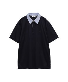 DAKS GIZAコットン THOMAS MASONチェック シャツカラーポロ