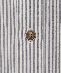 JOSEPH ABBOUD MOUNTAIN 【SPACE／UNISEX】オーガニックコットンリネンドライサッカー シャツ