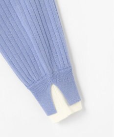 ANY SIS 【WEB・一部店舗限定】ダブルカラー ニット