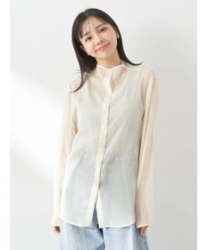 earth music&ecology シアーハイネックシャツ