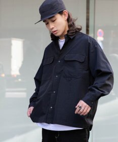 WEGO ナイロンメッシュポケットシャツ