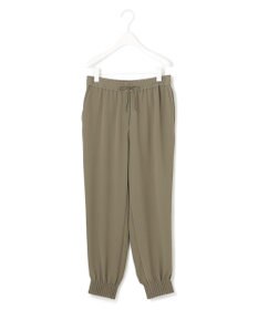 ICB 【WEB限定カラーあり・洗える】ライトダブルクロス ジョガーパンツ