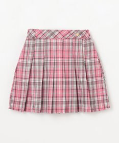 ANY KIDS ラメチェックプリーツスカパン