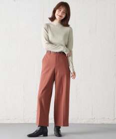 ANY 【ウエストゴム/リントラク加工/裏起毛/ストレッチ】シークレットウォーム　ワイドパンツ