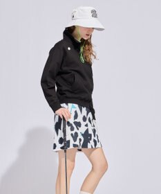 PW CIRCULUS 【WOMEN】ハーフジップ 裏毛スウェットトップス ゴルフウェア レディース