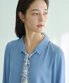 YECCA VECCA スカーフ付きブラウス