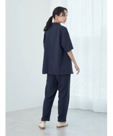 earth music&ecology リネンライクテーパードパンツ