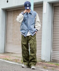 WEGO 【ユニセックス着用ITEM/MLサイズ展開】デニムスタジャン