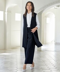 ANY 【2WAY/洗濯機可能】華やぎボウタイブラウス