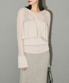 Green Parks ２ＷＡＹ　ラッフル切替ニットトップス