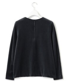 23区 S 【洗える】ベロア ジャージー カットソー