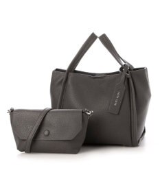 UNBILLION カシュカシュ cachecache / ミニショルダー付きソフトレザー調ミニトートバッグ