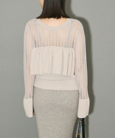 Green Parks ２ＷＡＹ　ラッフル切替ニットトップス