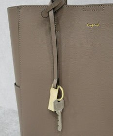 style code 【 A4サイズ収納可能 】【WEB限定商品】キーリングチャーム付き　軽量 ラージトートバッグ
