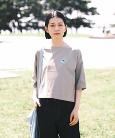 SHARE PARK LADIES 【UVカット・吸水速乾・ストレッチ・軽量 】エンブレムショートTシャツ（S・Mサイズ）