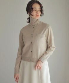 組曲 ニューシックニット カーディガン ベージュ系