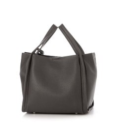 UNBILLION カシュカシュ cachecache / ミニショルダー付きソフトレザー調ミニトートバッグ