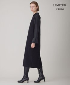 ICB L 【WEB限定・洗える】 ツイードインレイ ジャンパースカート ワンピース